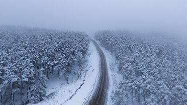 Akdağmadeni'nde Kar Manzaraları