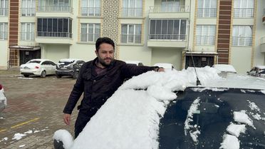 Yozgat'a Nisan’da Kar Yağışı