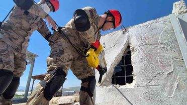 Çorum'da Arama Kurtarma Eğitimi