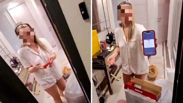 Kapıyı açan kadın öyle bir şey istedi ki! Kurye gözlerine inanamadı