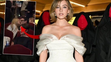 Sydney Sweeney ile Scooter Braun galada dudak dudağa