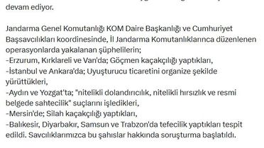 12 İlde Suç Örgütlerine Operasyon: 83 Şüpheli Yakalandı
