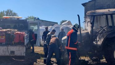 Traktör Yangınında Kullanılamaz Hale Geldi