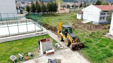 İnönü'de alt yapı çalışmaları