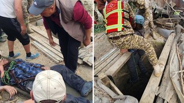 Kırgızistan'da 65 yaşındaki adam 18 metre derinliğindeki kuyuda 16 gün mahsur kaldı