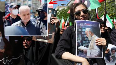 Tahran'da Ali Hamaney için anma yürüyüşü