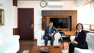 Uşak Belediye Başkan Vekili Özkan, Vali Kartal'ı ziyaret etti