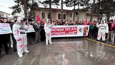 Erzincan'da Filistin'e Destek Gösterisi