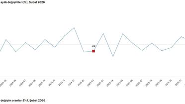TÜİK: Şubat'ta Sanayi Üretimi Arttı
