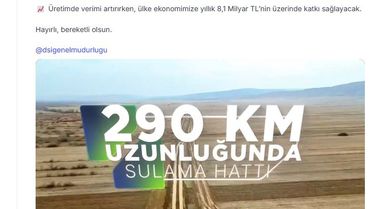 Koyunbaba Barajı Sulaması Devam Ediyor