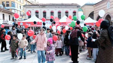 Kastamonu'da Çocuklardan Filistin'e Umut Balonları