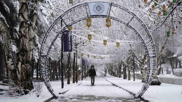 Erzurum'a Yoğun Kar Yağışı