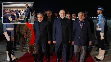 İran İslamabad'a böyle gitti! Müzakereler öncesi çarpıcı kare