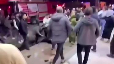 Kaza sonrası yaşanan kavga meydan savaşını aratmadı