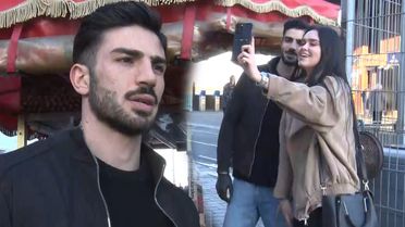 Kestaneci Alper’in ünü dünyaya yayıldı! Turistler fotoğraf çektirmek için sıraya giriyor