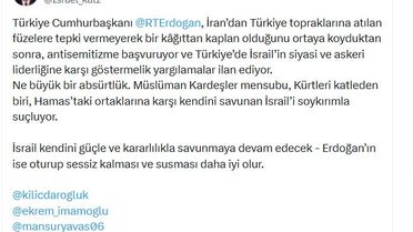 Mansur Yavaş'tan İsrail Savunma Bakanı'na Sert Yanıt