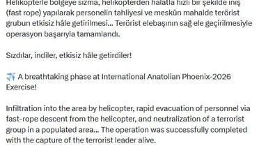 Anadolu Ankası-2026 Tatbikatı Görüntüleri