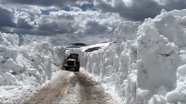 Erzincan'da 4 Metre Karla Mücadele