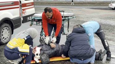 Aksaray'da Motosiklet Kazası: Bir Yaralı