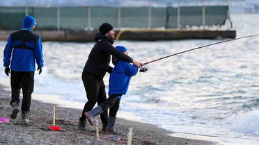 Aliağa'da 'At-Çek Balık Avı Festivali' coşkusu