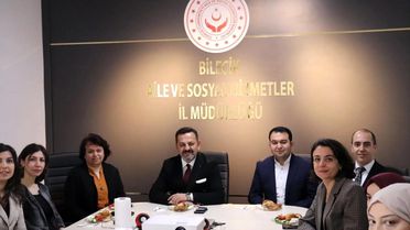 Bilecik'te Sosyal Hizmet Personeliyle Kahvaltı