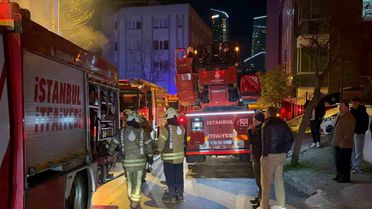 Kağıthane'de Tekstil Atölyesinde Yangın