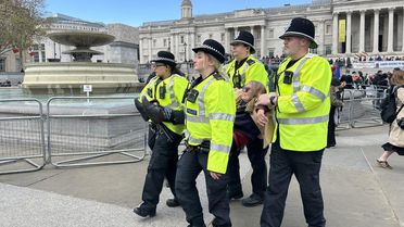 Londra'da Filistin protestosunda 212 kişi gözaltına alındı