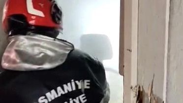 Osmaniye'de tek katlı evde çıkan yangın söndürüldü