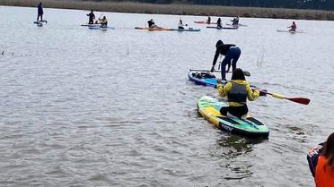 Süleymanlı Yayla Gölü'nde Kano Etkinliği