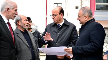 Başkan Geçit, Tecde Mahallesi'ndeki yol yenileme çalışmalarını inceledi