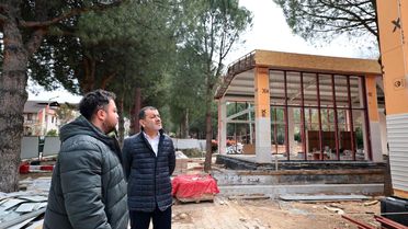 Denizli'nin modern sosyal tesisi hızla yükseliyor