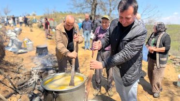 Kızılçukur'da yağmur duası geleneği yaşatıldı