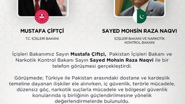 Türkiye-Pakistan İç Güvenlik Görüşmesi