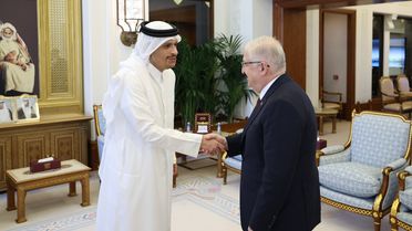 Bakan Güler, Katar Emiri Al Thani tarafından kabul edildi