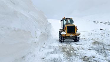 Erzurum'da Yoğun Kar Temizliği