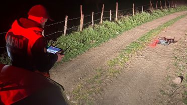 Kaybolan Gebe İnek Dron ile Bulundu