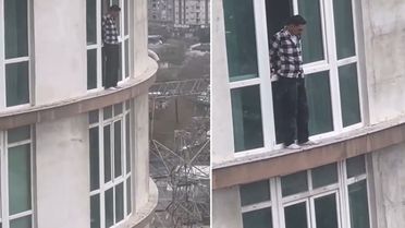 Önce prova yaptı, saatler sonra kendini boşluğa bıraktı