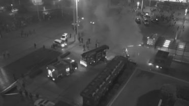 Taksim Metro İstasyonu'nda Yangın