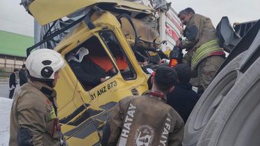 Hatay’da tır kazası: 3 kişi yaralandı