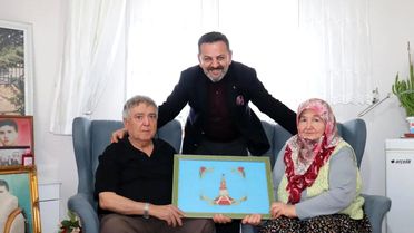 Bilecik'te şehit ailesi ile anlamlı buluşma