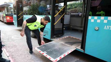 Büyükşehir'den toplu ulaşım araçlarına yönelik denetim
