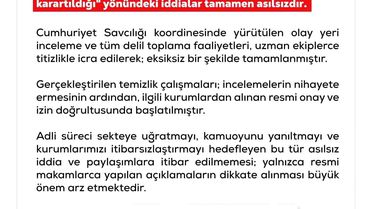 Delil Karartma İddiaları Yalanlandı