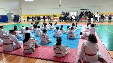 Erfelek'te kuşak sınavı heyecanı