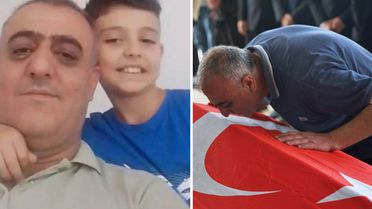 Adnan'a babasının vedası kahretti Şehidim, balım, kurban olduğum