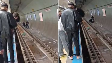 Kadıköy metro istasyonunda intihar girişimi vatandaşlar tarafından engellendi