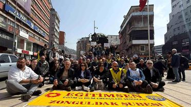 Zonguldak'ta Eğitim Emekçilerinden Eylem