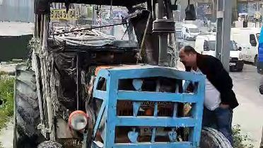 Avcılar'da Traktör Yangını