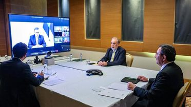 Cumhurbaşkanı Yardımcısı Yılmaz, Hürmüz Boğazı'na ilişkin çevrim içi toplantıya katıldı