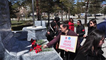 Kars'ta Okul Saldırısı Protestosu
