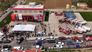 Şarköy'de modern itfaiye istasyonu hizmete açıldı